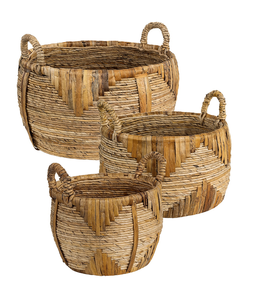 Cesto 3-Pack Runda Korgar