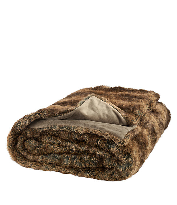 Amber Wolf Pledd 127 Cm