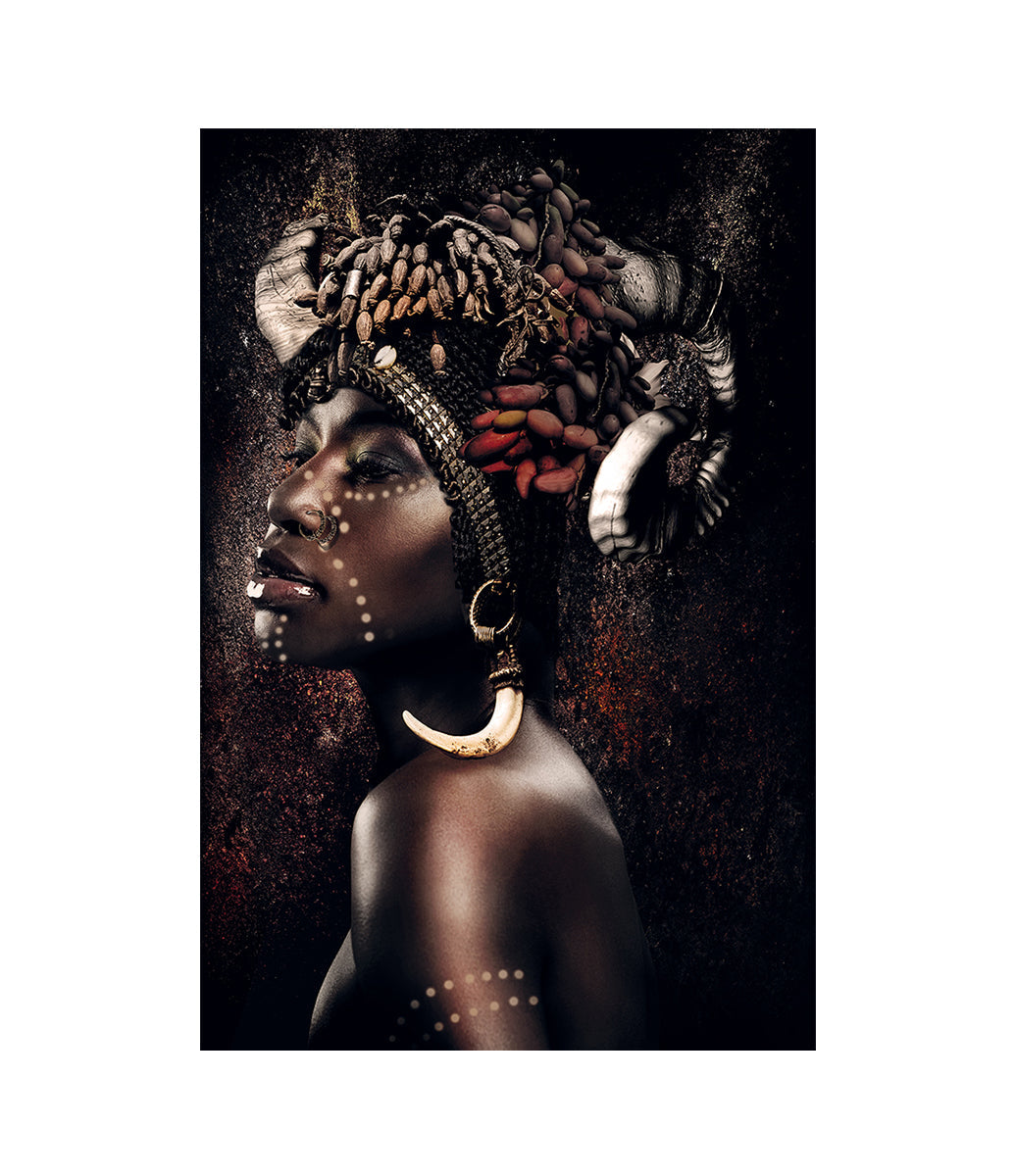 Queen Of Africa Fototavla 120x180, Plexiglas