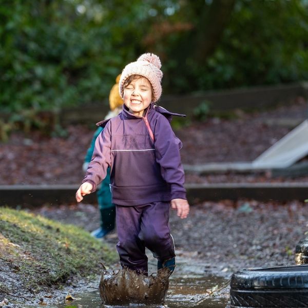 Parkdress 2 deler Plum - Kidunk