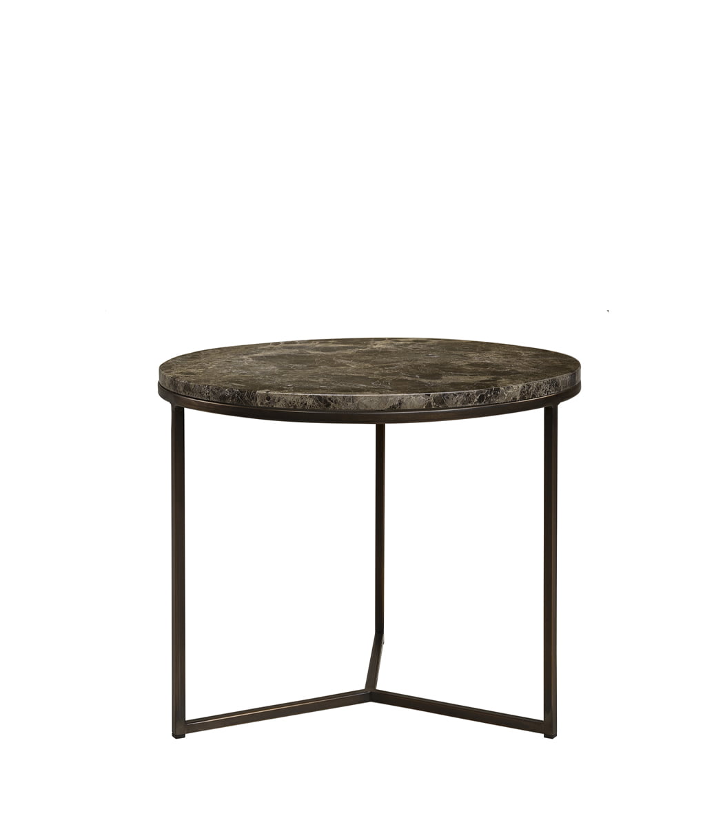 Cedes Marble Sidebord Ø60cm