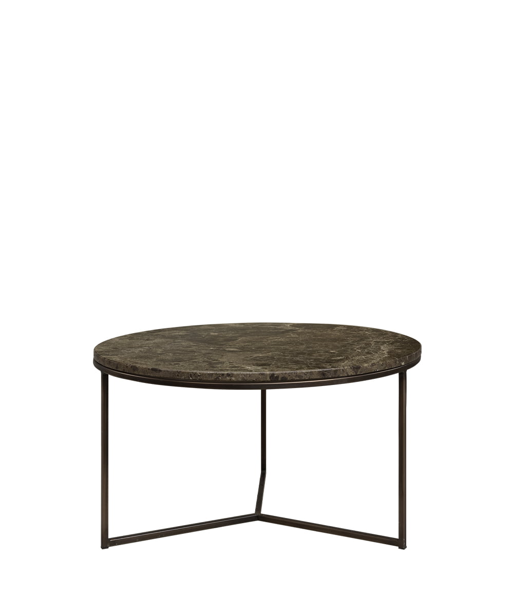 Cedes Marble Sofabord Ø 80 Cm