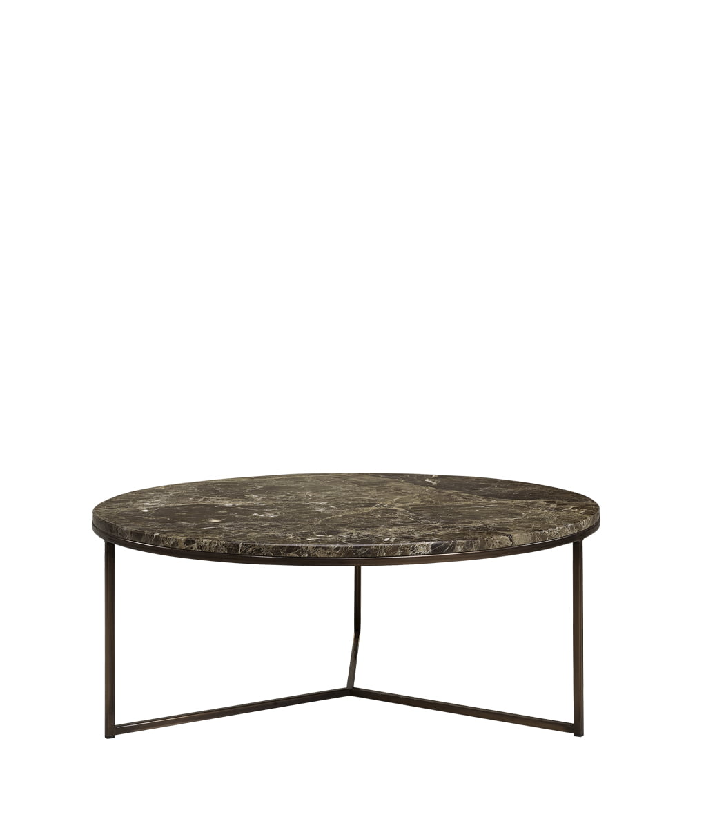 Cedes Marble Sofabord Ø 100 Cm