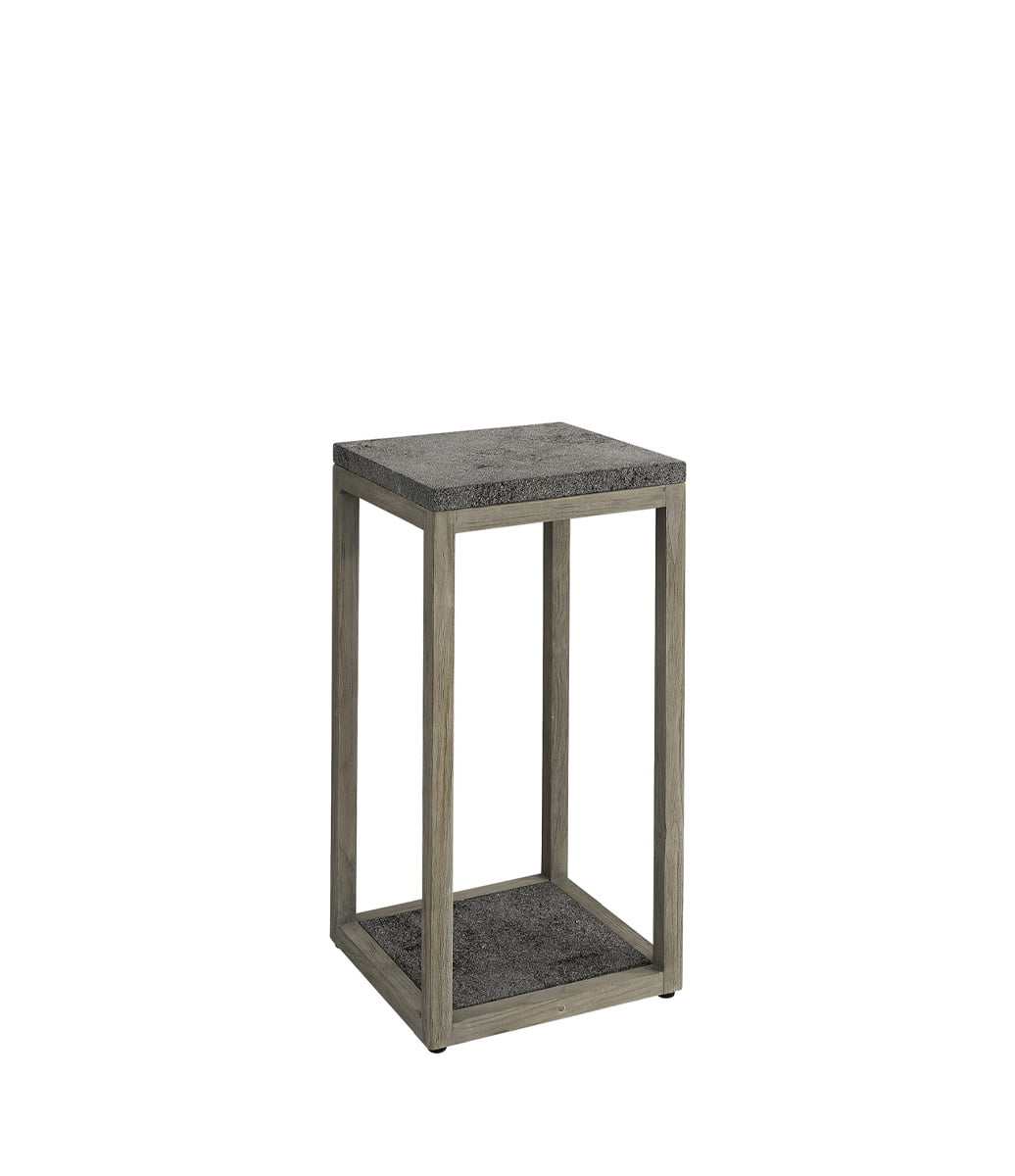 Torre Piedestal I Teak 70 Cm Charcoal Teak
