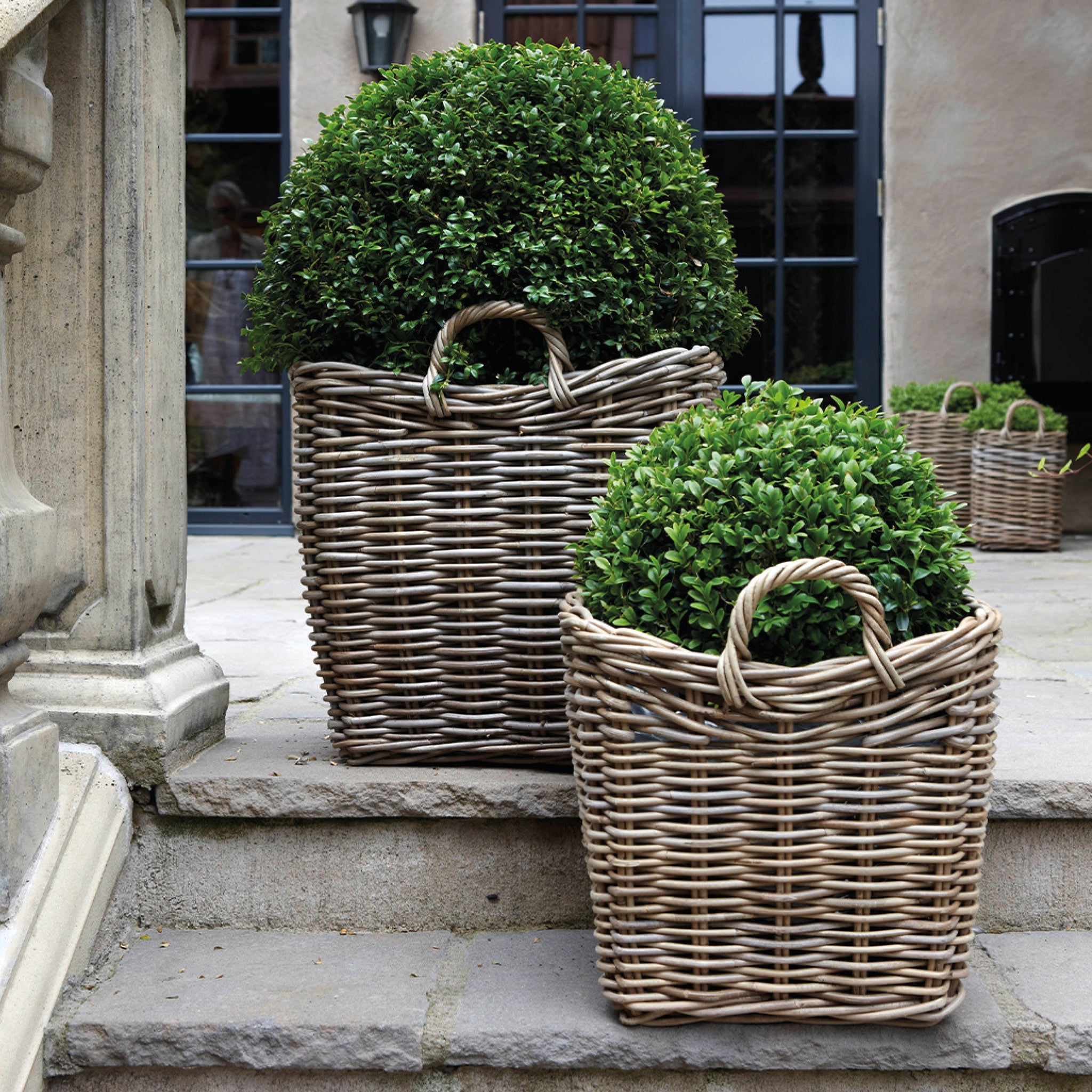 Square Basket Low 2-Pack Korgar