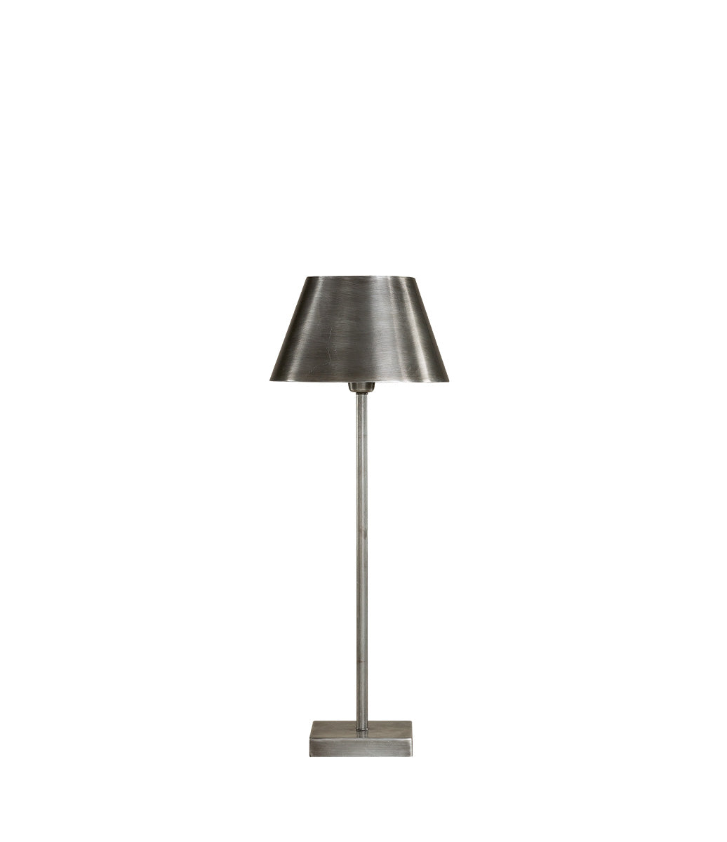 Pewter Bordlampe 54cm
