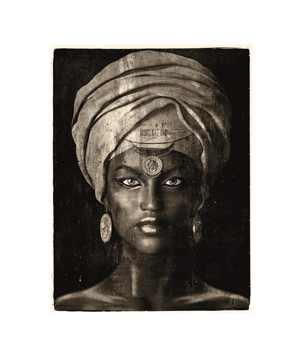 Glamour Girl Sepia 2 Fototavla 120x180, Plexiglas