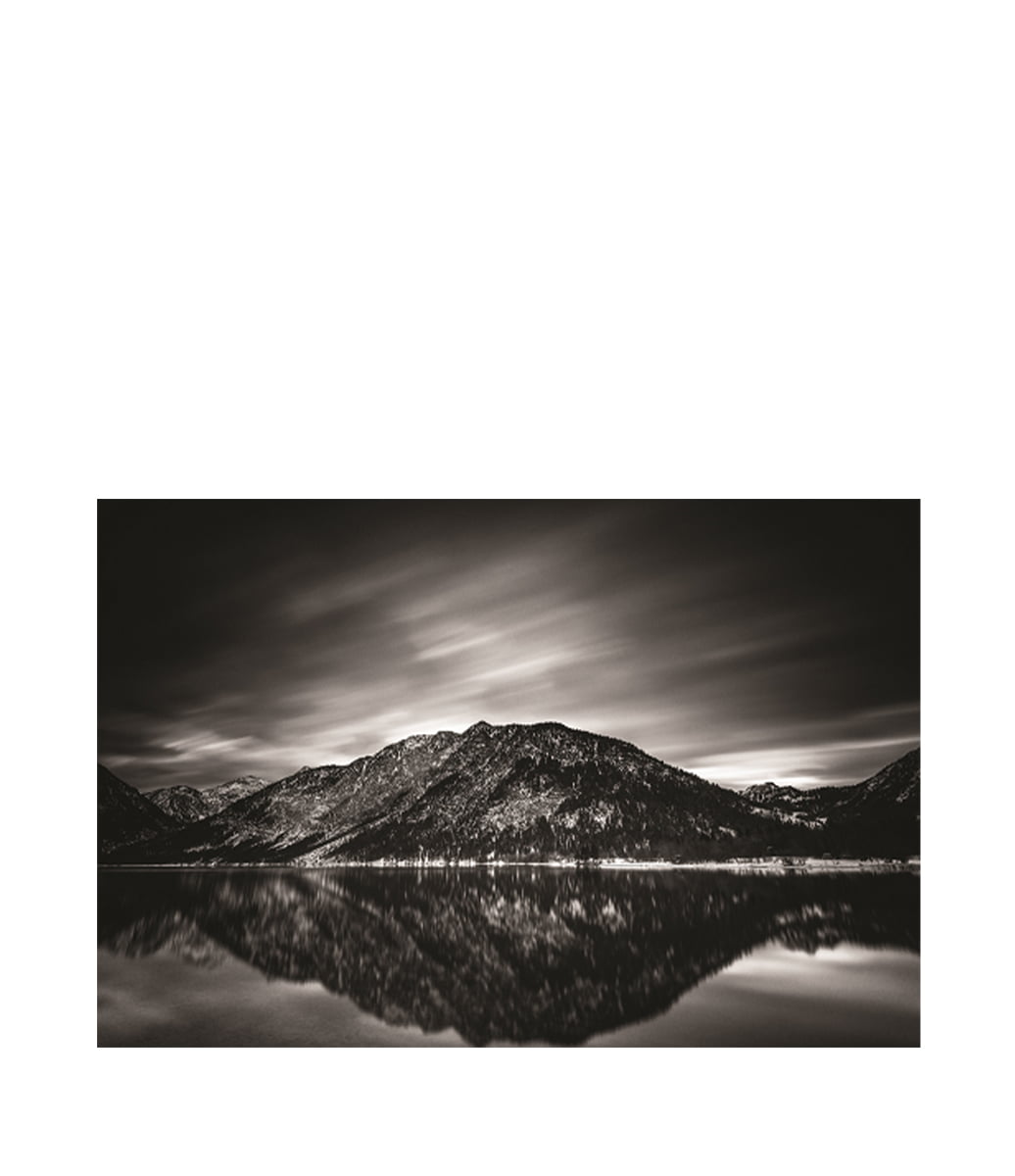Horizon Mountain Fototavla 150x100, Aluminium