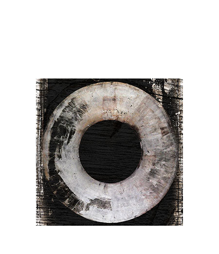 Circle Black Tavla 100x100, Aluminium